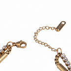 Celeste tennis bracelet