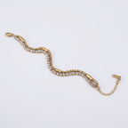 Celeste tennis bracelet