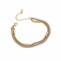Celeste tennis bracelet